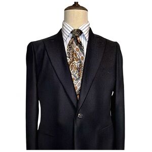 Bijan Men’s Silk Tie | Made in Italy | Paisley Baroque | Luxury Necktie